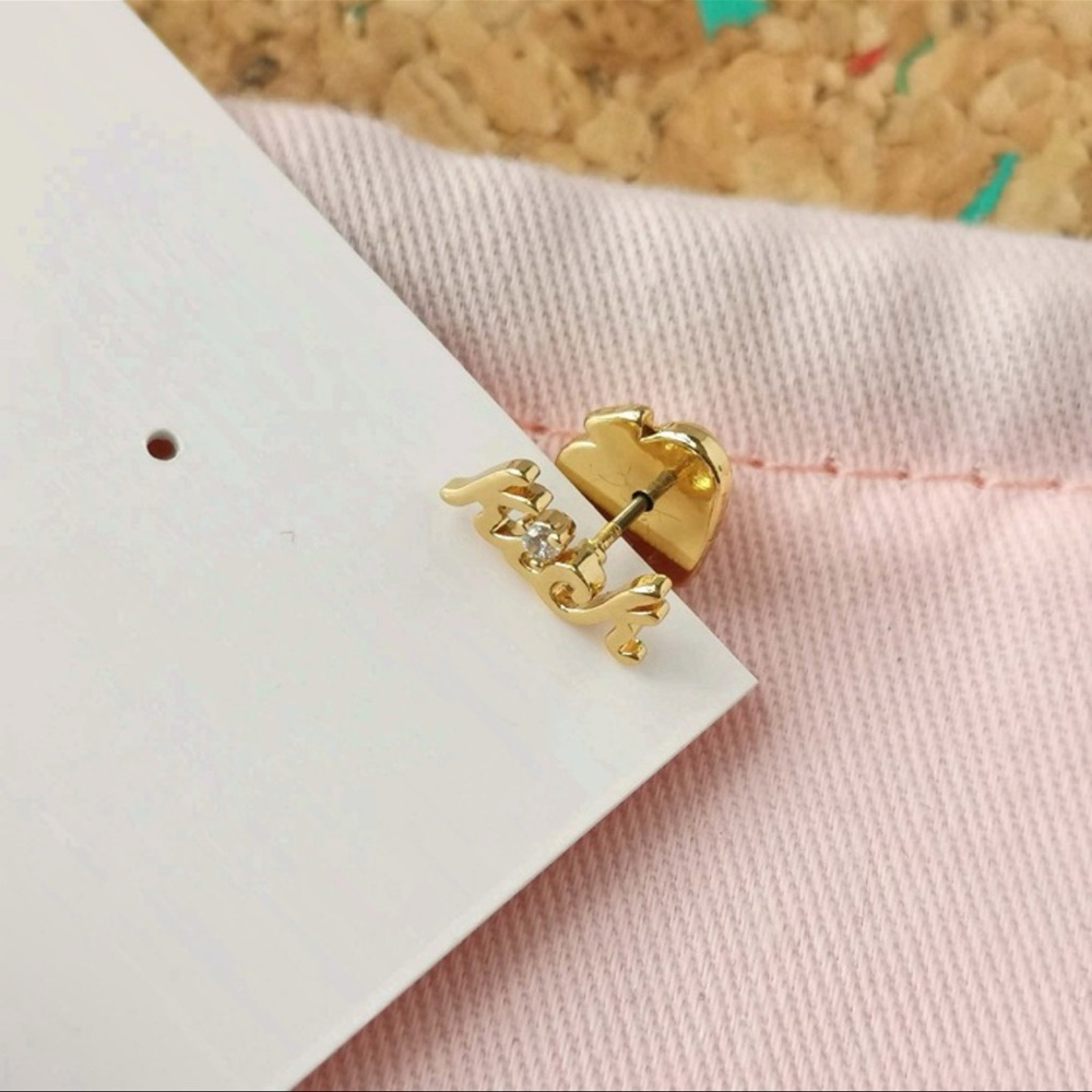 Kate spade SIDE KICK earrings NWT Dust bag included - Picture 3 of 3